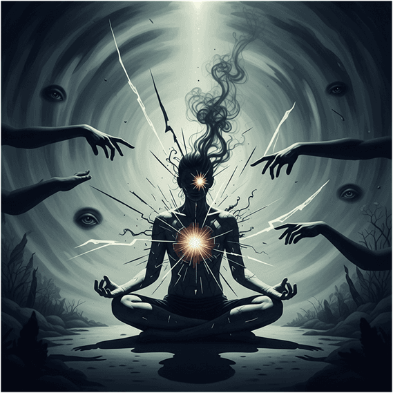 El lado oscuro de la meditación: ¿Por qué la meditación no siempre relaja? 🧘‍♂️🌫️